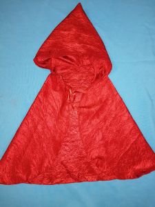Kids Costumes to Hire - Hooded Red Cape - CHILD